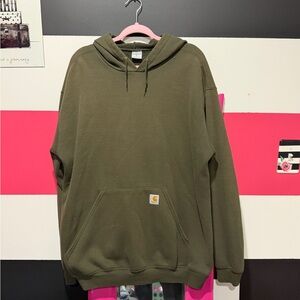 Carhartt Men's Green Pullover Hoodie